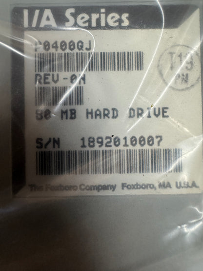 Foxboro P0400QJ I/A Series 80 MB Hard Drive Module Open Box - Unused