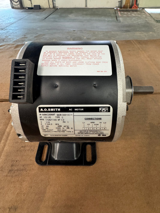 A.O. Smith AC Motor S56C25A97 - 1 HP 1800 RPM
