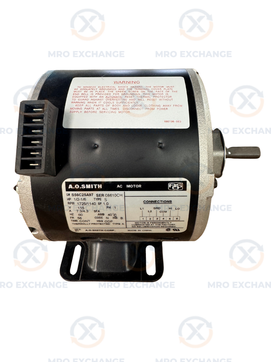A.O. Smith AC Motor S56C25A97 - 1 HP 1800 RPM