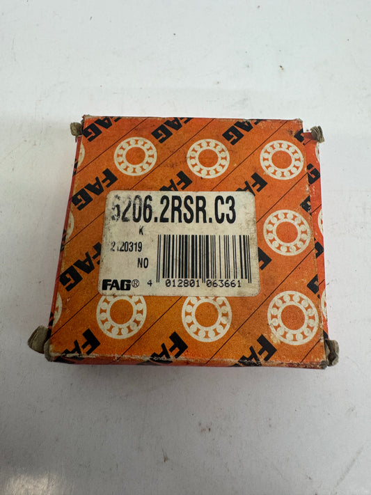FAG Deep Groove Ball Bearing 6206.2RSR.C3 30 x 62 x 16 mm