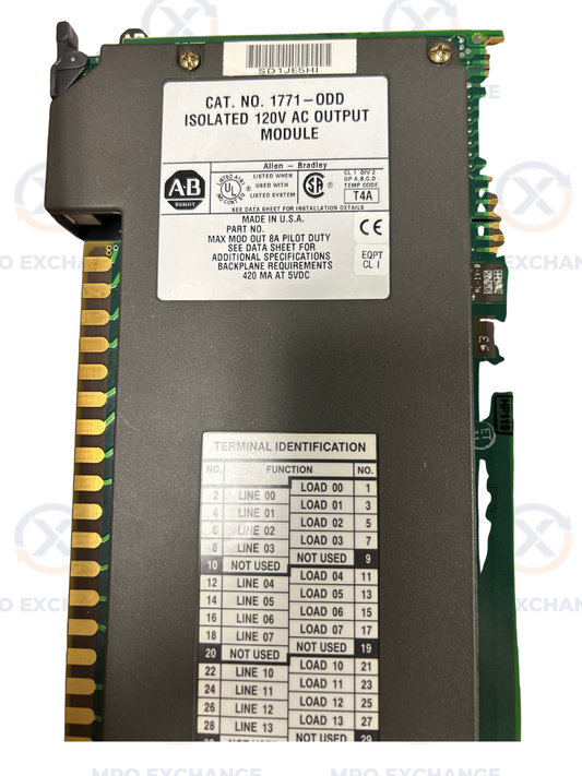 Allen-Bradley AC Output Module 1771-ODD 120V AC