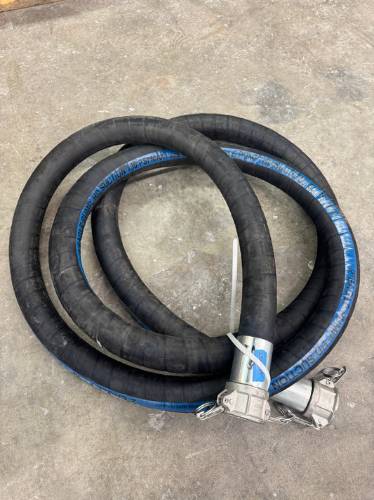 JGB Enterprises Suction Hose Assembly 2" Eagle Pump 2 In. Cam And Groove, SS316 Coupler 150 PSI Max