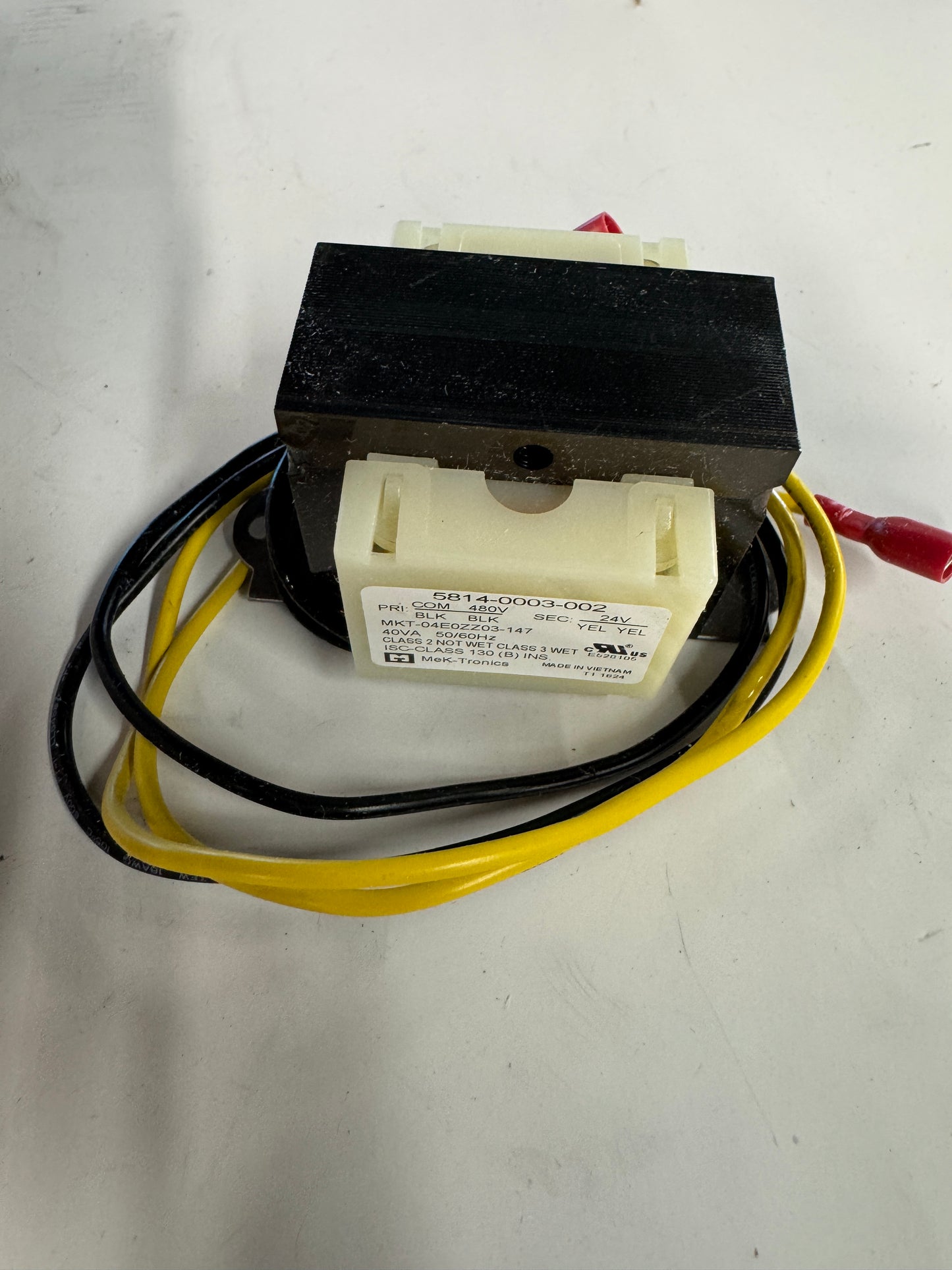 MeK-Tronics Control Transformer 5814-0003-002