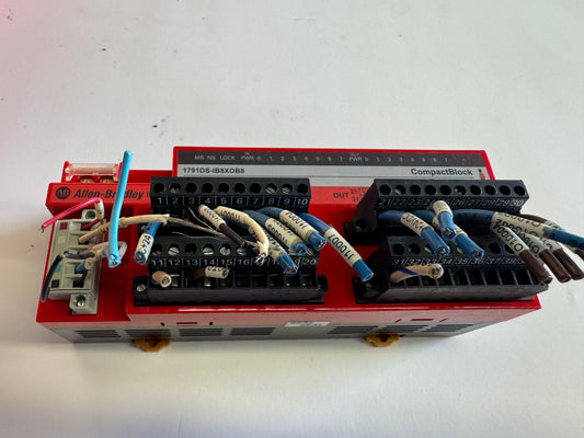 Allen-Bradley DeviceNet Safety CompactBlock I/O Module 1791DS-IB8XOB8 24 VDC