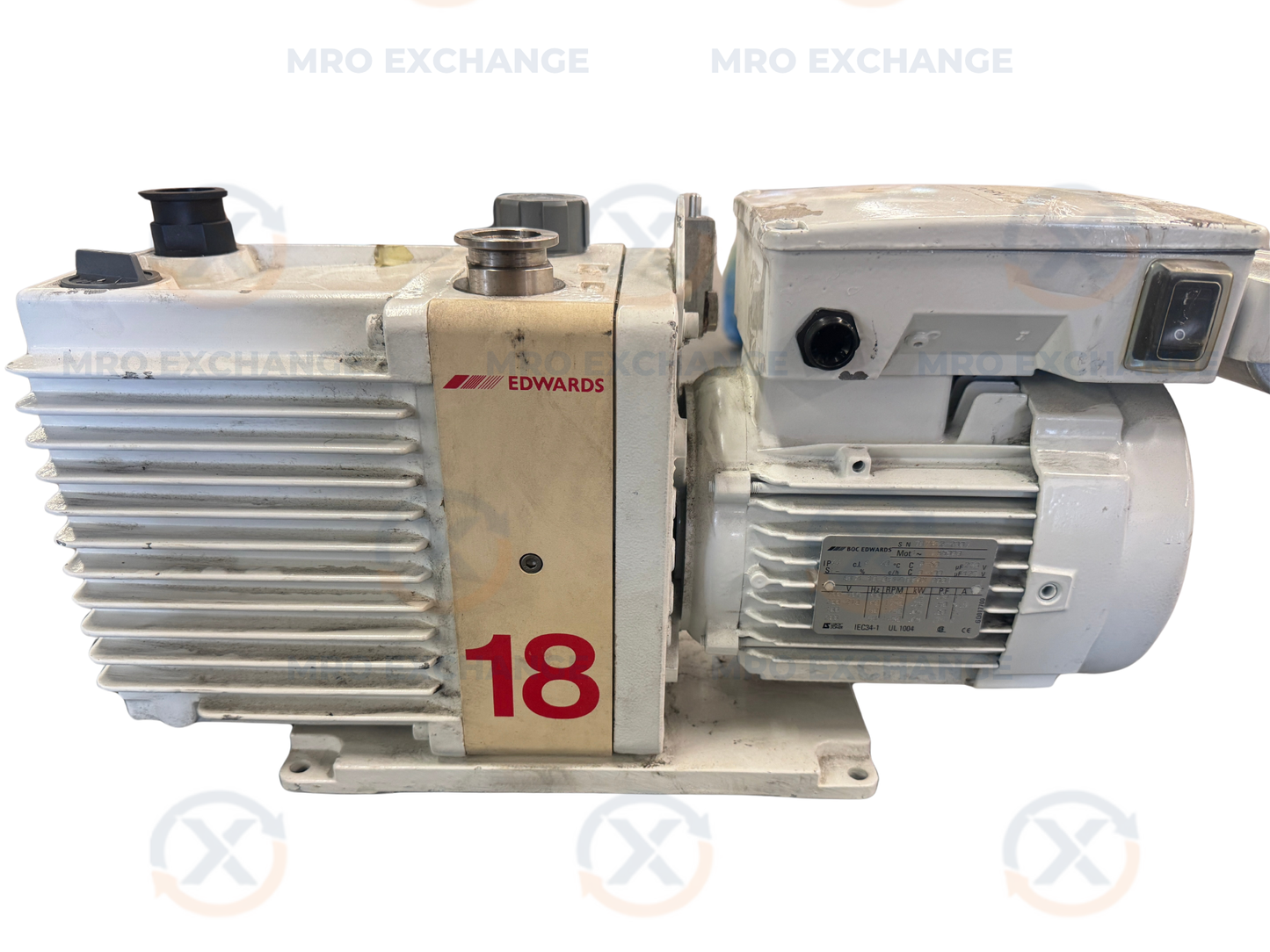 Edwards Rotary Vane Vacuum Pump E1M18 01613