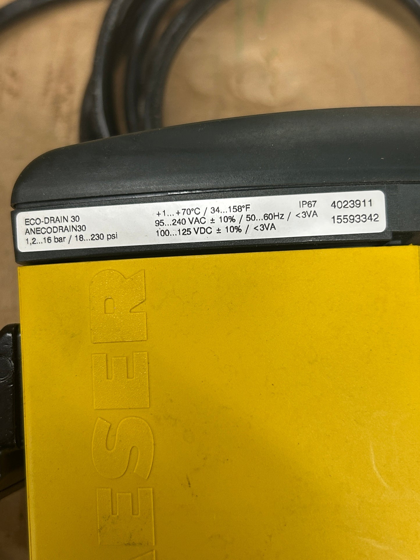 Kaeser Oil/Water Separator ANKCF25 1/2 In. 232 PSI Max