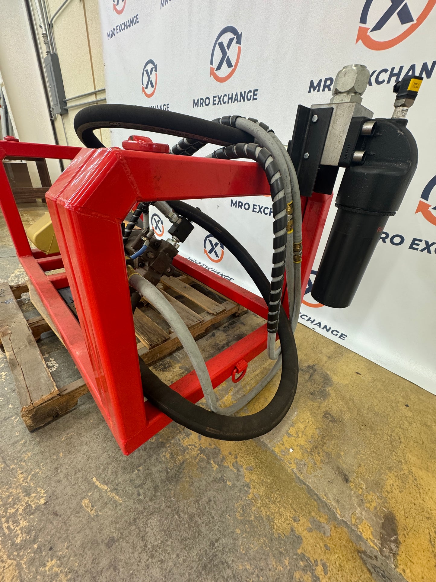 Bosch Rexroth A10VSO71DFR Hydraulic Pump with Baldor CEM4115T-AAA10VSO Drive, 280 bar