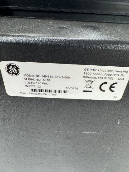 GE Panametrics Moisture Monitor Hygrometer MMS35-521-1-000 110 to +60 Deg C
