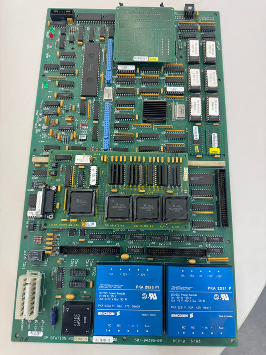 Giddings Lewis 501-04305-00 Operator Station PCB Color Graphics Control Board CNC Used Surplus