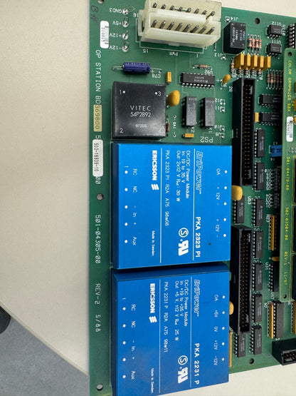 Giddings Lewis 501-04305-00 Operator Station PCB Color Graphics Control Board CNC Used Surplus