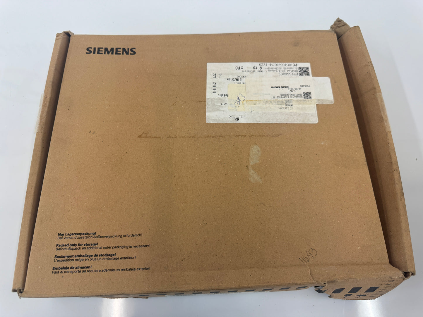 Siemens 6FC5312-0DA00-0AA2 24 VDC Thin Client Unit