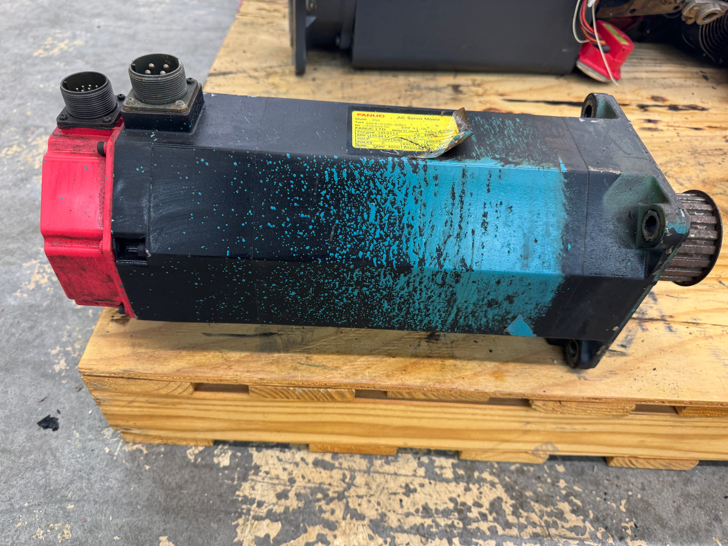 Fanuc Model 30S AC Servo Motor A06B-0590-B074  - 5 kW 1200 RPM