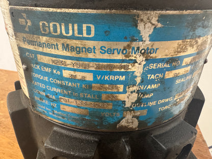 Gould Permanent Magnet DC Servo Motor M231-Y50B-300Y-PS - 2 HP 3000 RPM