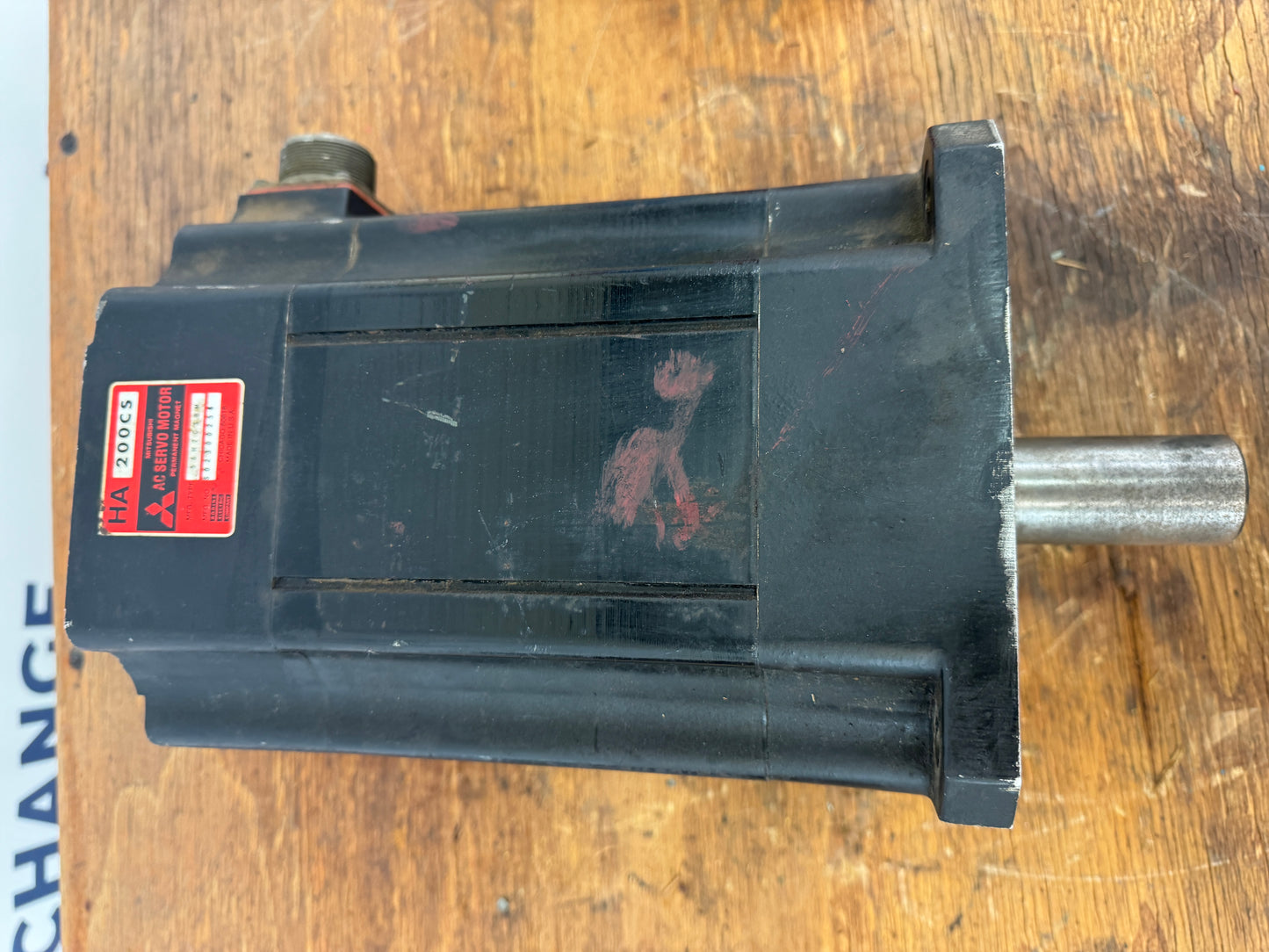 Mitsubishi AC Servo Motor HA200CS- 4 kW 2000 RPM