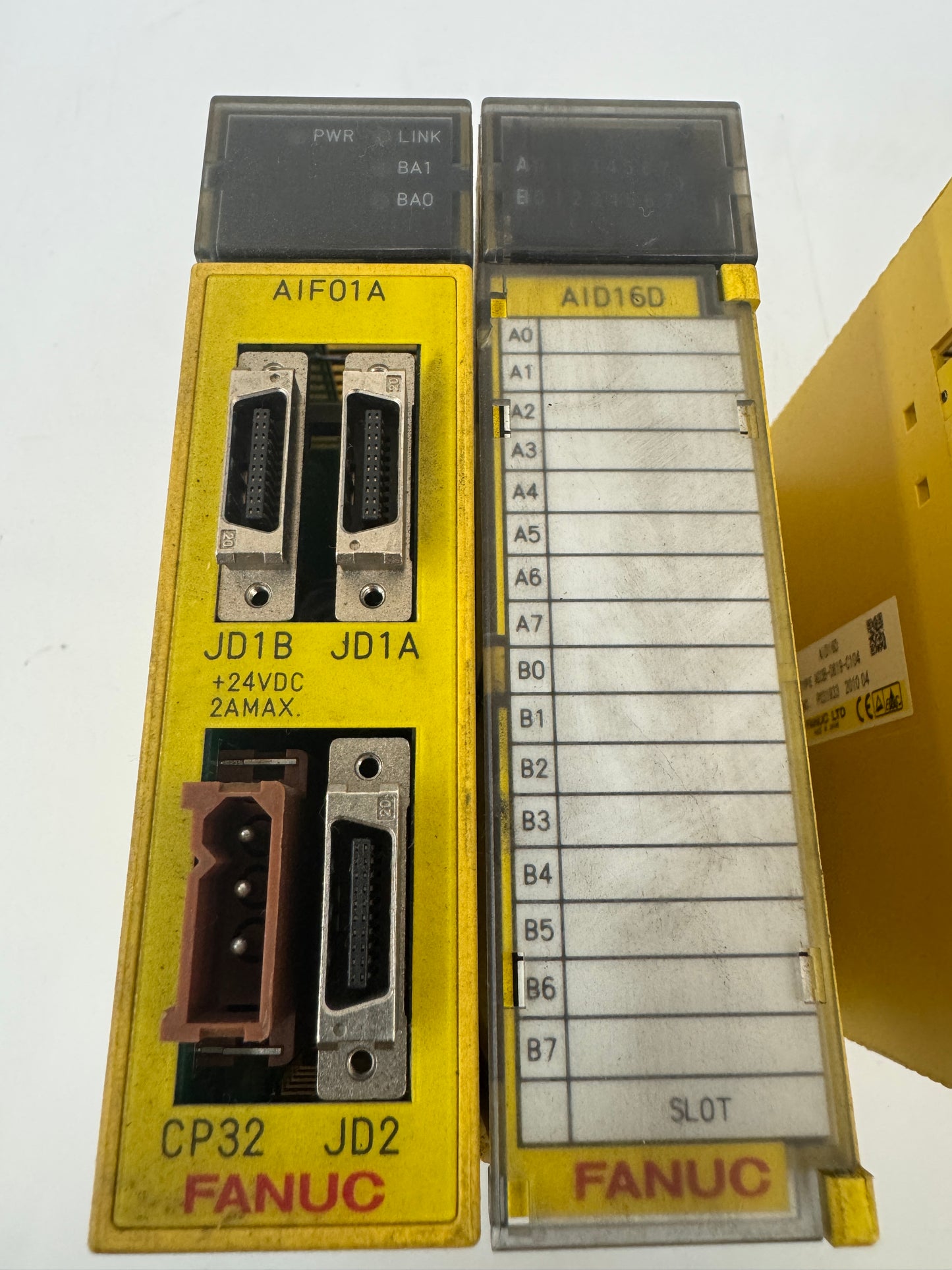 Fanuc A03B-0819-C001 10 Slot I/O Rack Assembly with A03B-0819 series modules 24V DC