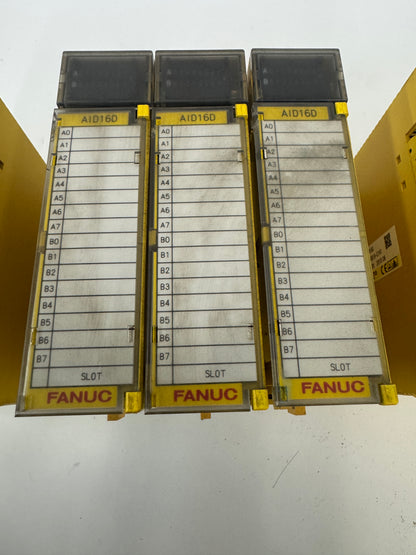 Fanuc A03B-0819-C001 10 Slot I/O Rack Assembly with A03B-0819 series modules 24V DC