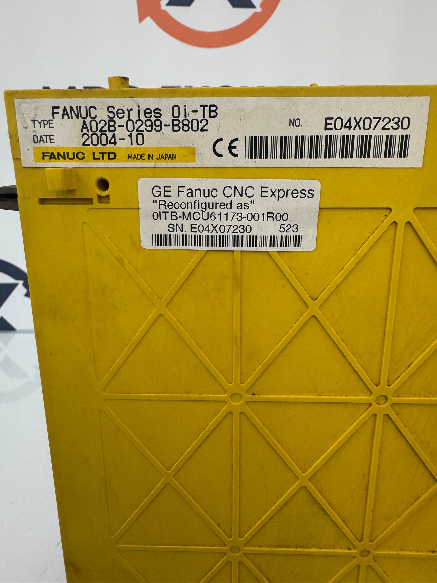 Fanuc CNC Control Basic Unit A02B-0299-B802 24 VDC