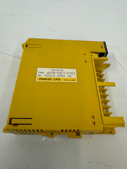 Fanuc A03B-0807-C052 24V DC Analog Output Module