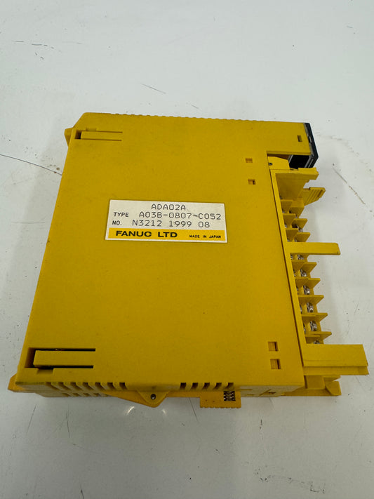 Fanuc A03B-0807-C052 24V DC Analog Output Module