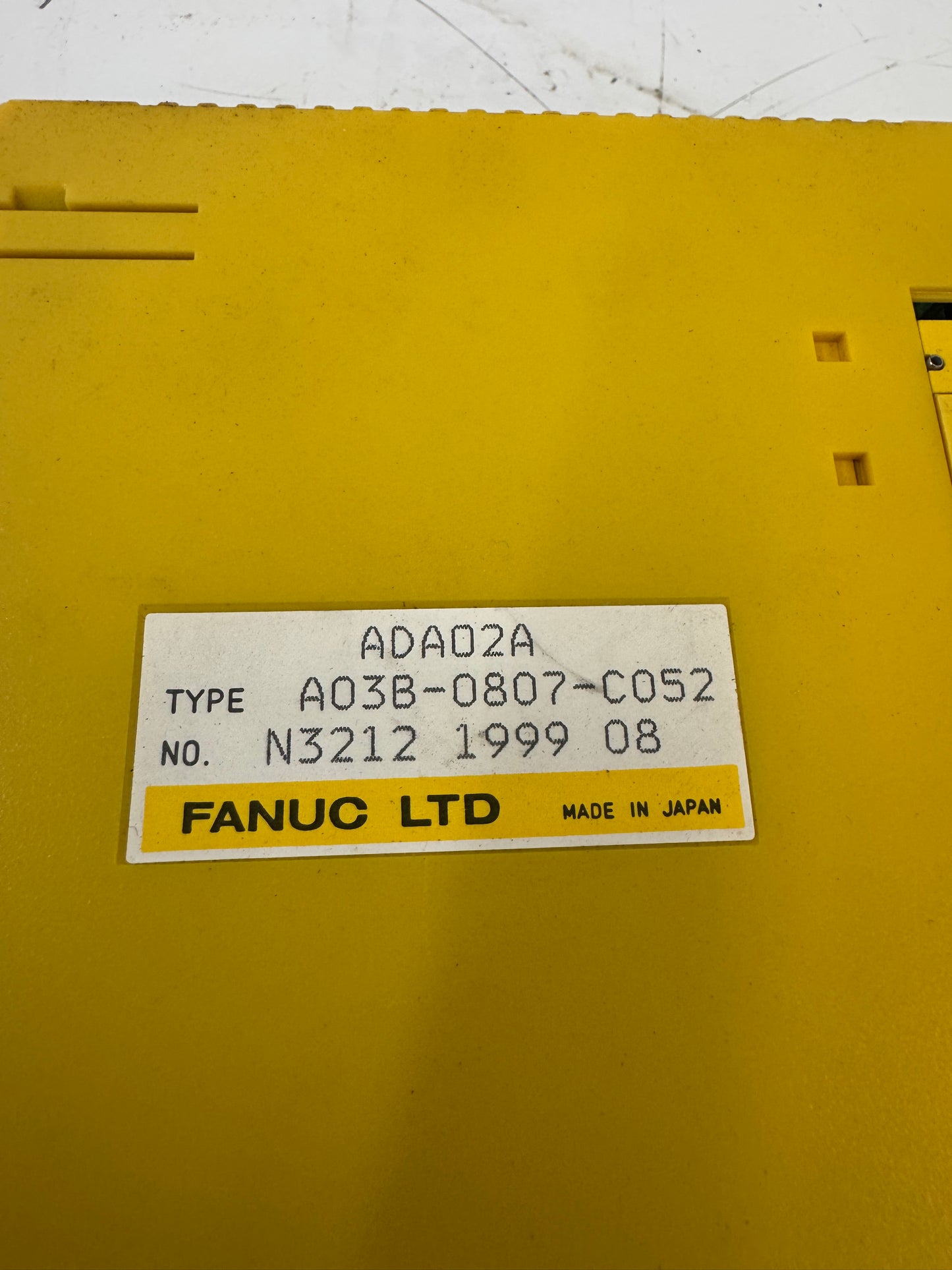 Fanuc A03B-0807-C052 24V DC Analog Output Module