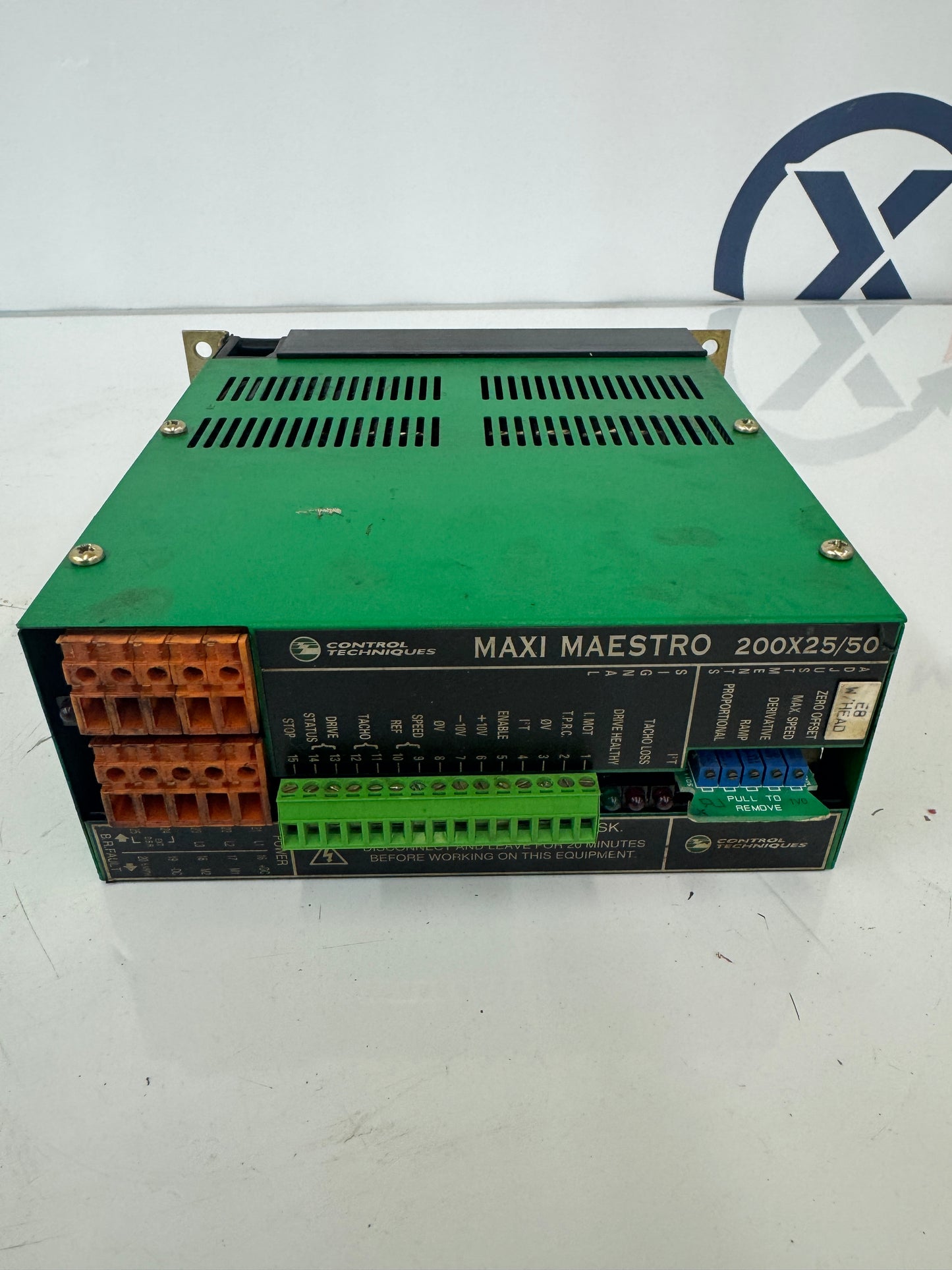 Control Techniques 200X25/50 DC Servo Drive 150V AC Input, 0 to 210V DC Output