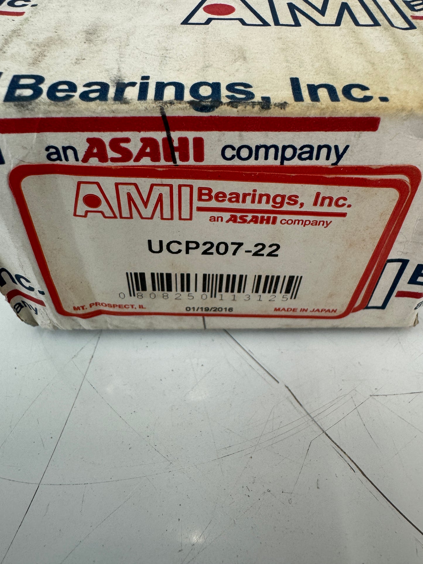AMI Bearings UCP207-22 Pillow Block Bearing, 1-3/8 in Bore (35mm), 22 Series – New m00152