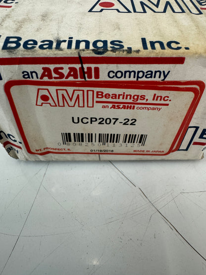 AMI Bearings UCP207-22 Pillow Block Bearing, 1-3/8 in Bore (35mm), 22 Series – New m00152