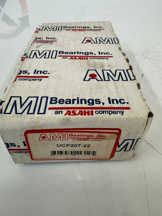 AMI Bearings UCP207-22 Pillow Block Bearing, 1-3/8 in Bore (35mm), 22 Series – New m00155