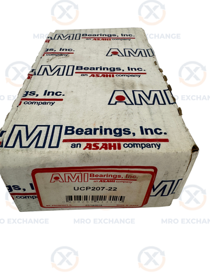 AMI Bearings UCP207-22 Pillow Block Bearing, 1-3/8 in Bore (35mm), 22 Series – New m00155