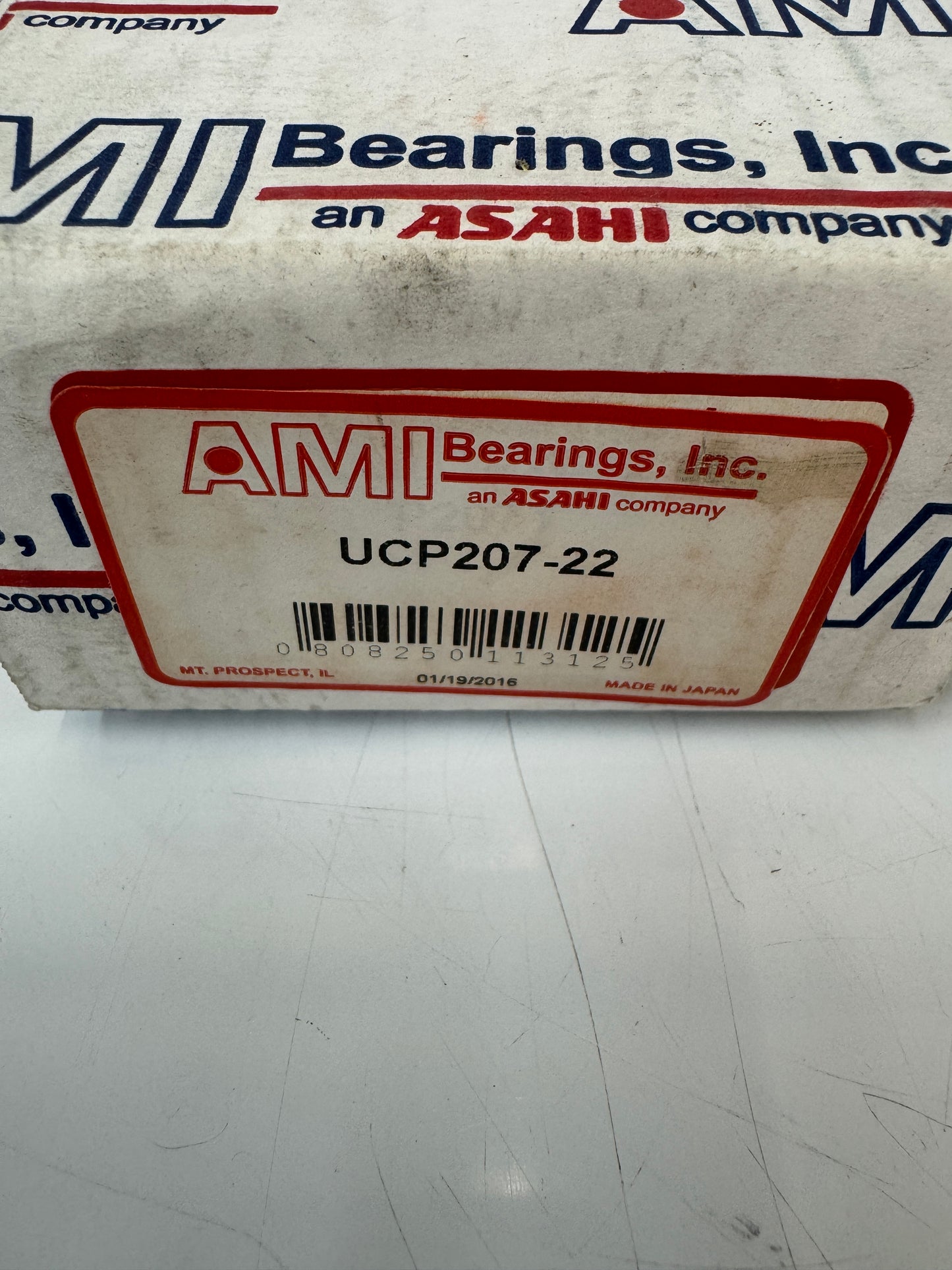 AMI Bearings UCP207-22 Pillow Block Bearing, 1-3/8 in Bore (35mm), 22 Series – New m00155