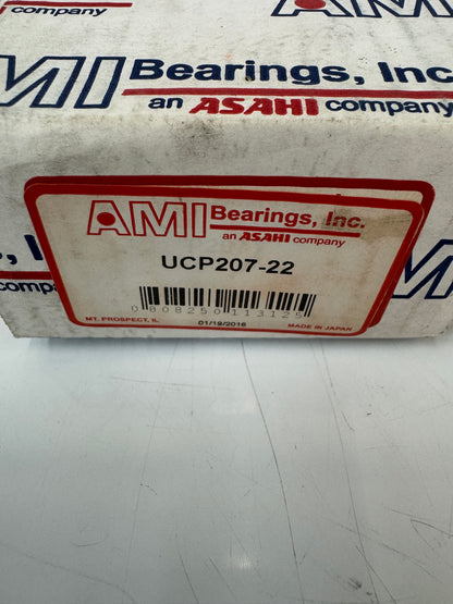 AMI Bearings UCP207-22 Pillow Block Bearing, 1-3/8 in Bore (35mm), 22 Series – New m00155