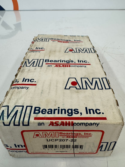 AMI Bearings UCP207-22 Pillow Block Bearing, 1-3/8 in Bore (35mm), 22 Series – New m00156