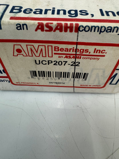 AMI Bearings UCP207-22 Pillow Block Bearing, 1-3/8 in Bore (35mm), 22 Series – New m00156