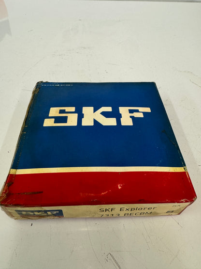 SKF 7313 BECBM Angular Contact Ball Bearing – 65mm ID x 140mm OD x 33mm Width – New