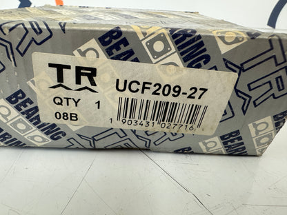 TR Bearing UCF209-27 4-Bolt Flange Mounted Bearing, 1-11/16 in Bore (42.86mm) – New