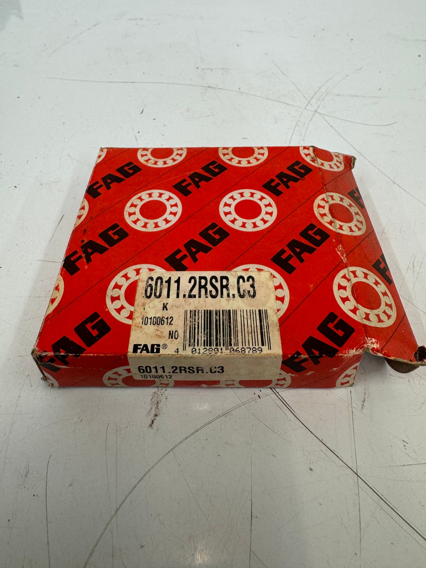 FAG 6011.2RSR.C3 Deep Groove Ball Bearing – 55mm ID x 90mm OD x 18mm Width – New m00177