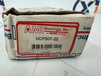 AMI Bearings UCP207-22 Pillow Block Bearing, 1-3/8 in Bore (35mm), 22 Series – New m00181