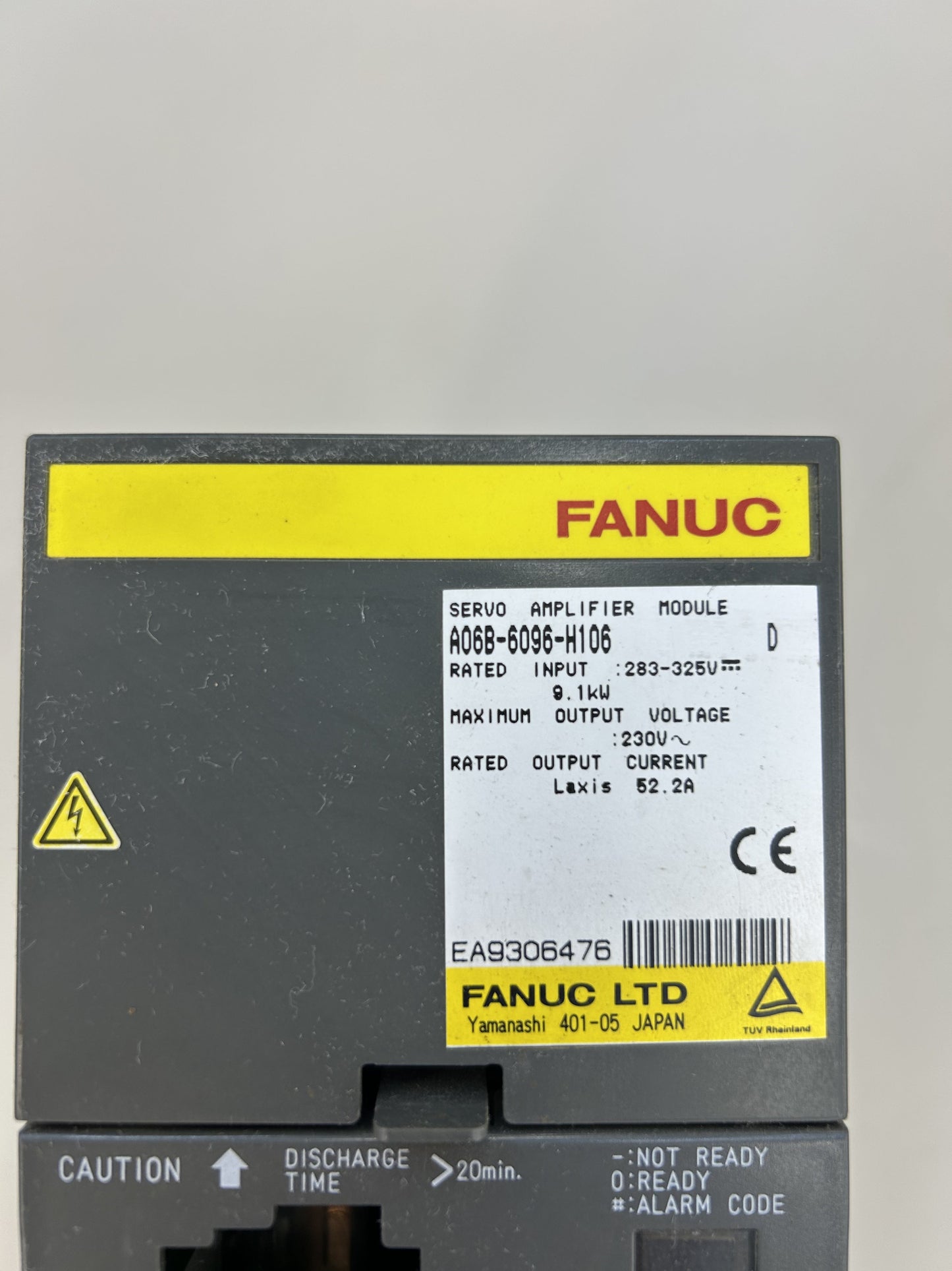 Fanuc Servo Amplifier Module A06B-6096-H106