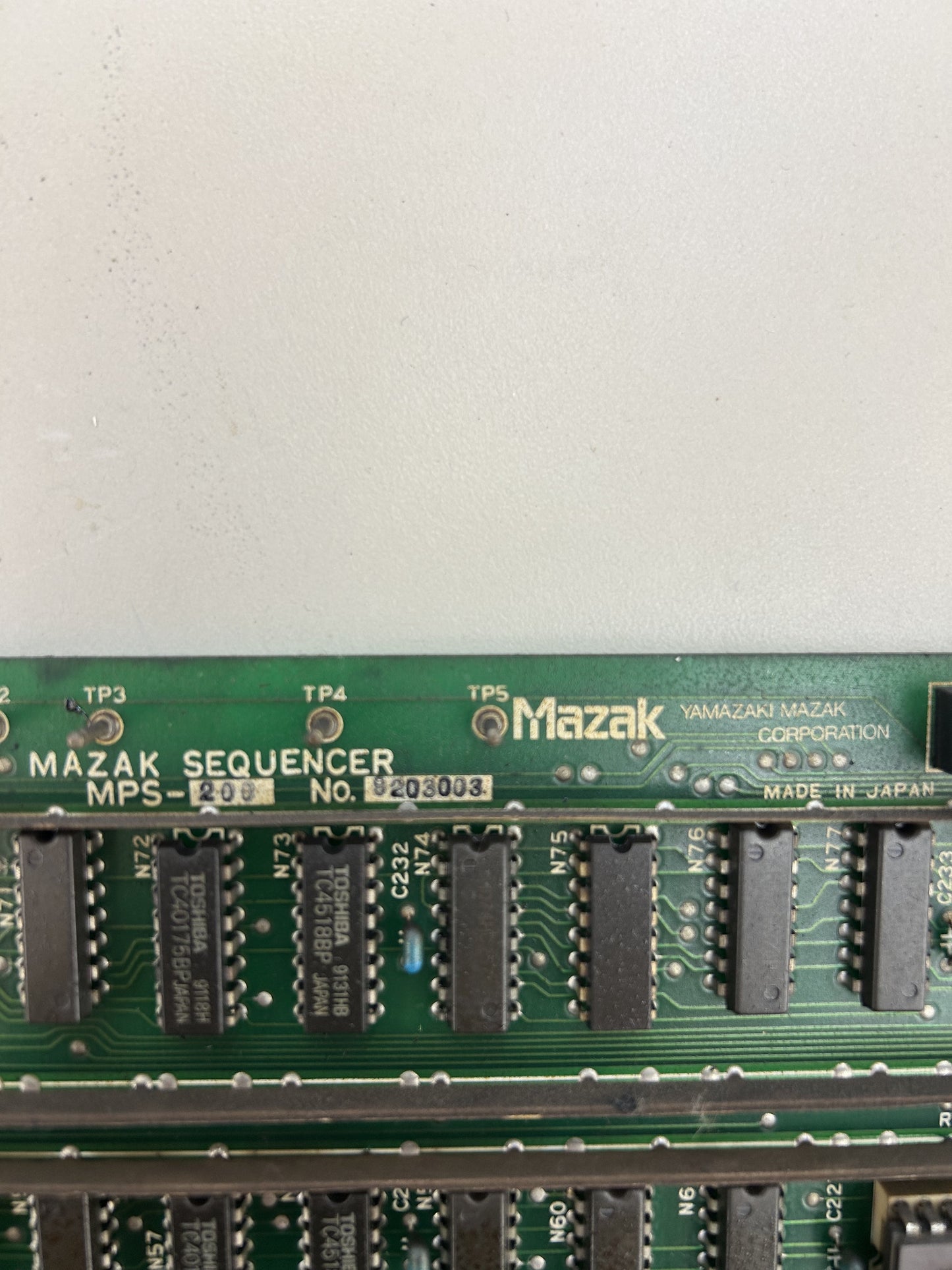 Yamazaki Mazak Sequencer Board MPS-200 / A829033A
