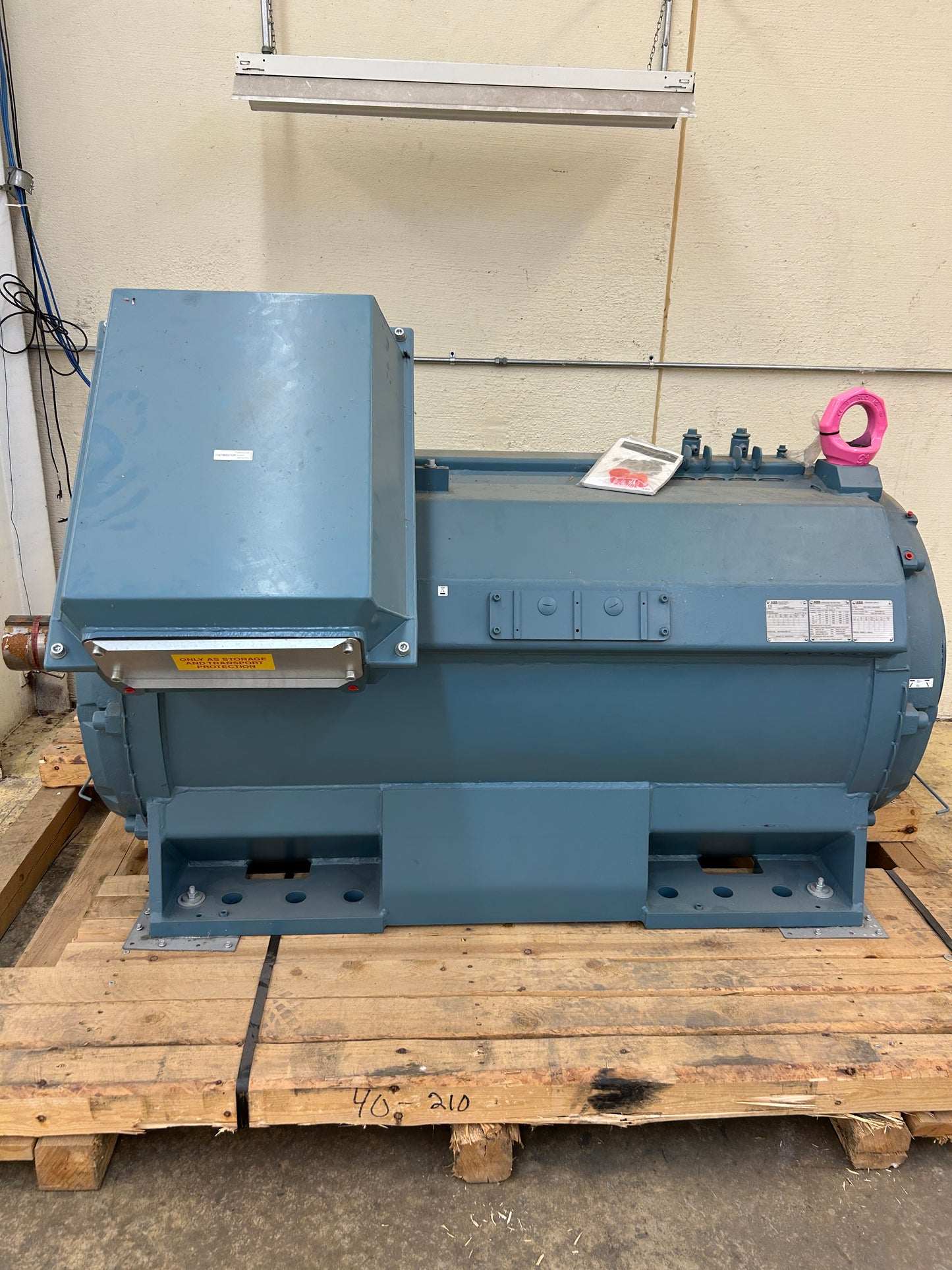 ABB 3GLP453510-RDG AC Motor 800 kW 460V 1494 RPM Horizontal Mounting (IMB3 / IM1001) Year 2021