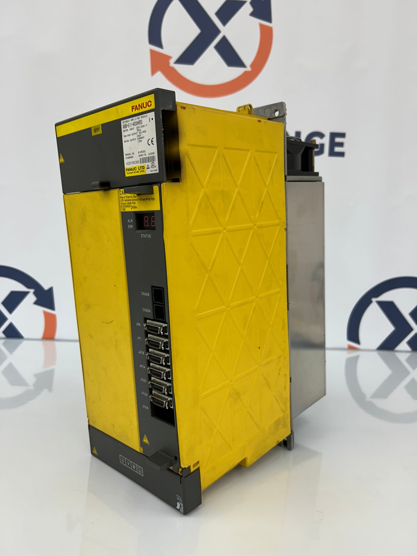 FANUC A06B-6111-H030#H550 283 to 339V DC Input, 240V AC Output Spindle Amplifier Module