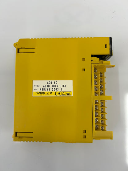 FANUC A03B-0819-C161 (AOR16G) 250 VAC / 30 VDC I/O Relay Output Module m00023
