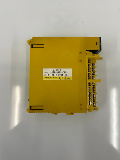 FANUC A03B-0819-C104 (AID16D) 24 VDC Digital Input Module