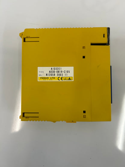 FANUC A03B-0819-C105 (AID32E1) 24 VDC Digital Input Module