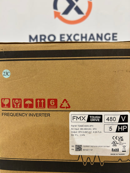 FMX TD400-4005-3PH 480V Variable Frequency Drive New
