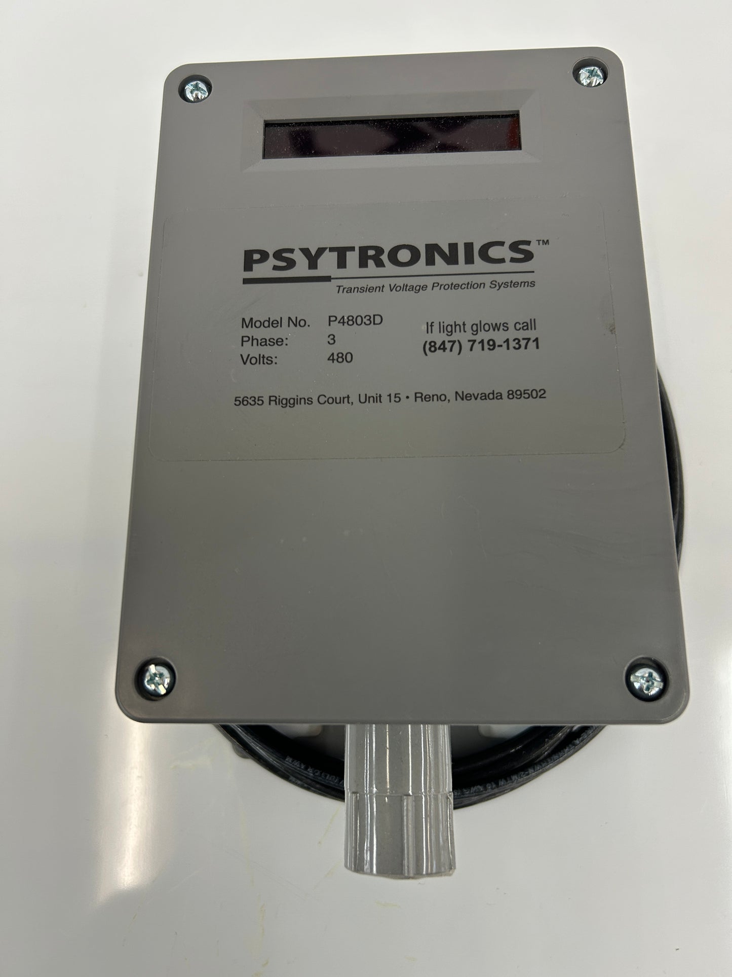 Psytronics P4803D 480V 3 Phase Transient Voltage Surge Suppressor New