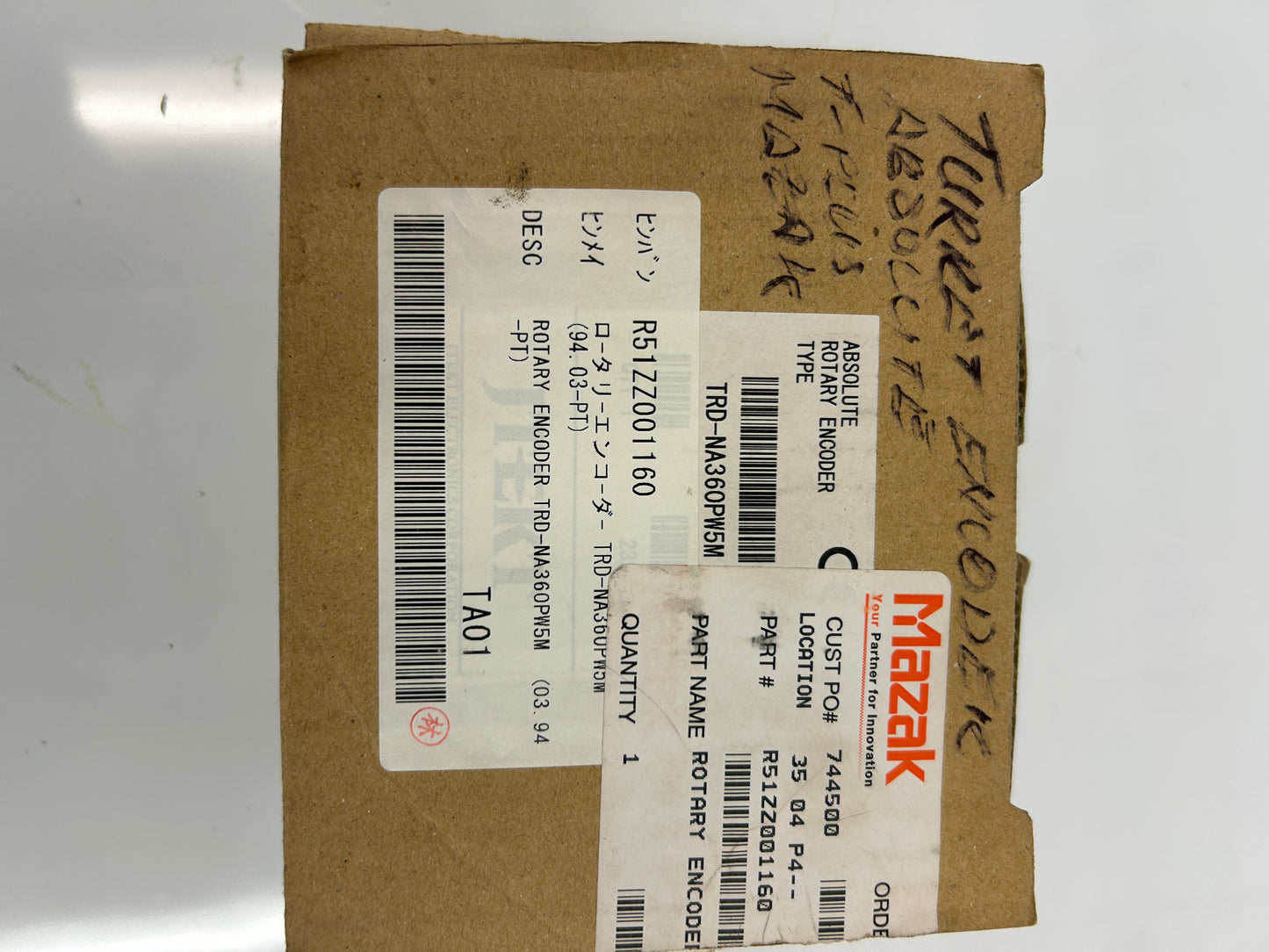 Koyo TRD-NA360PW5M Absolute Rotary Encoder New