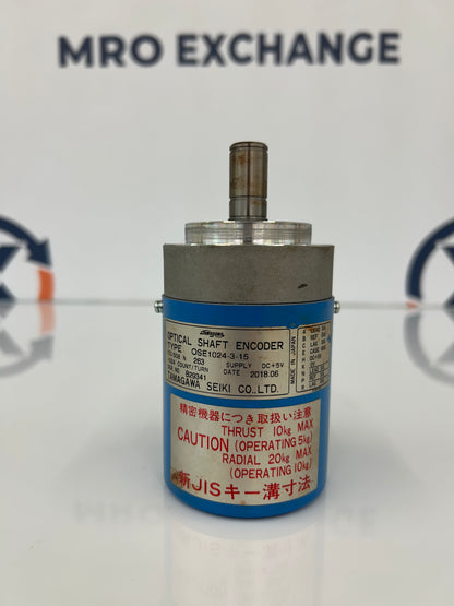 Tamagawa Seiki OSE1024-3-15 (TS1508N263) 5V DC Optical Shaft Encoder New