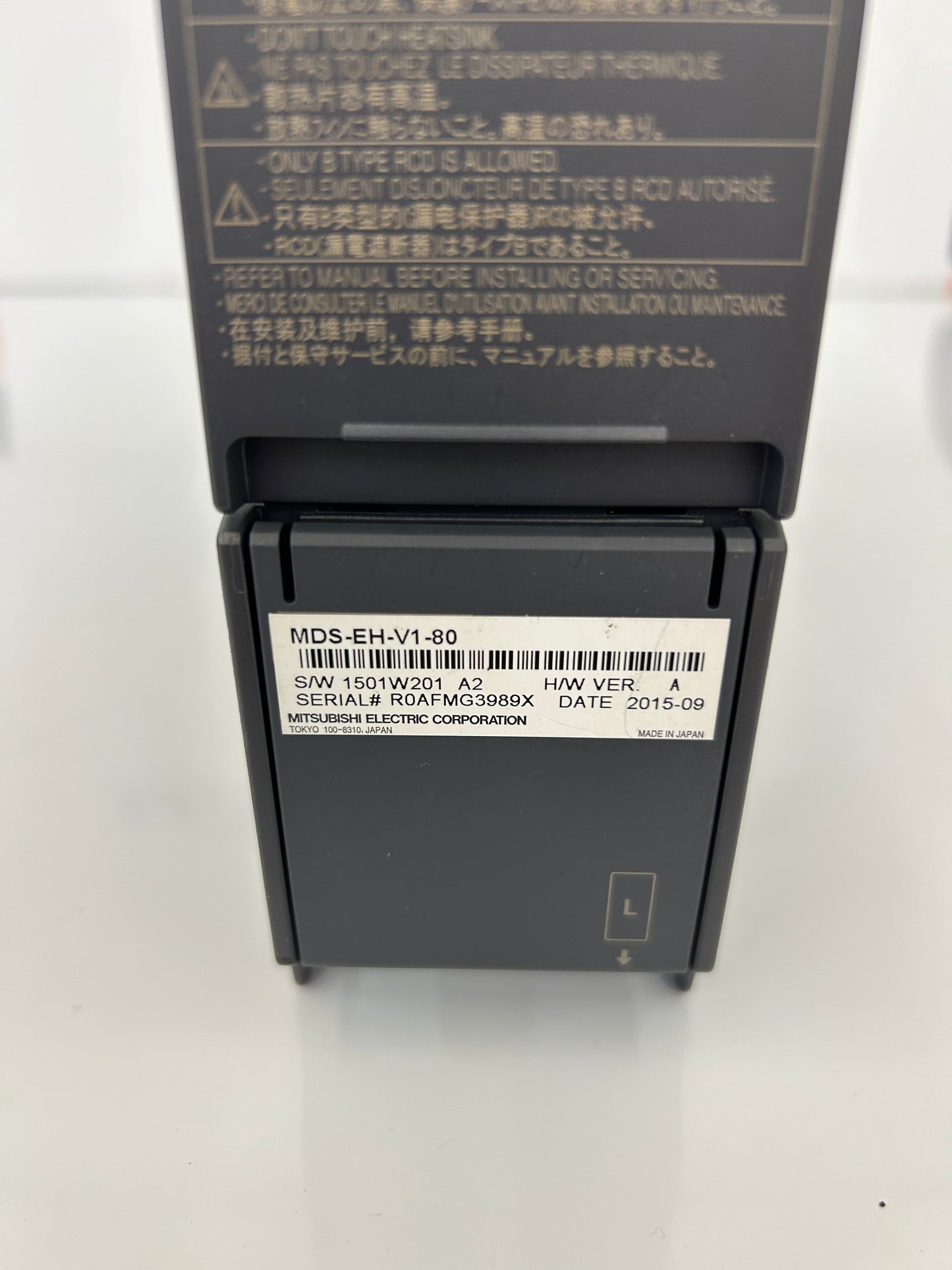 Mitsubishi Electric MDS-EH-V1-80 DC 513V to 648V Input, 323V 3 Phase Output Servo Drive Unit