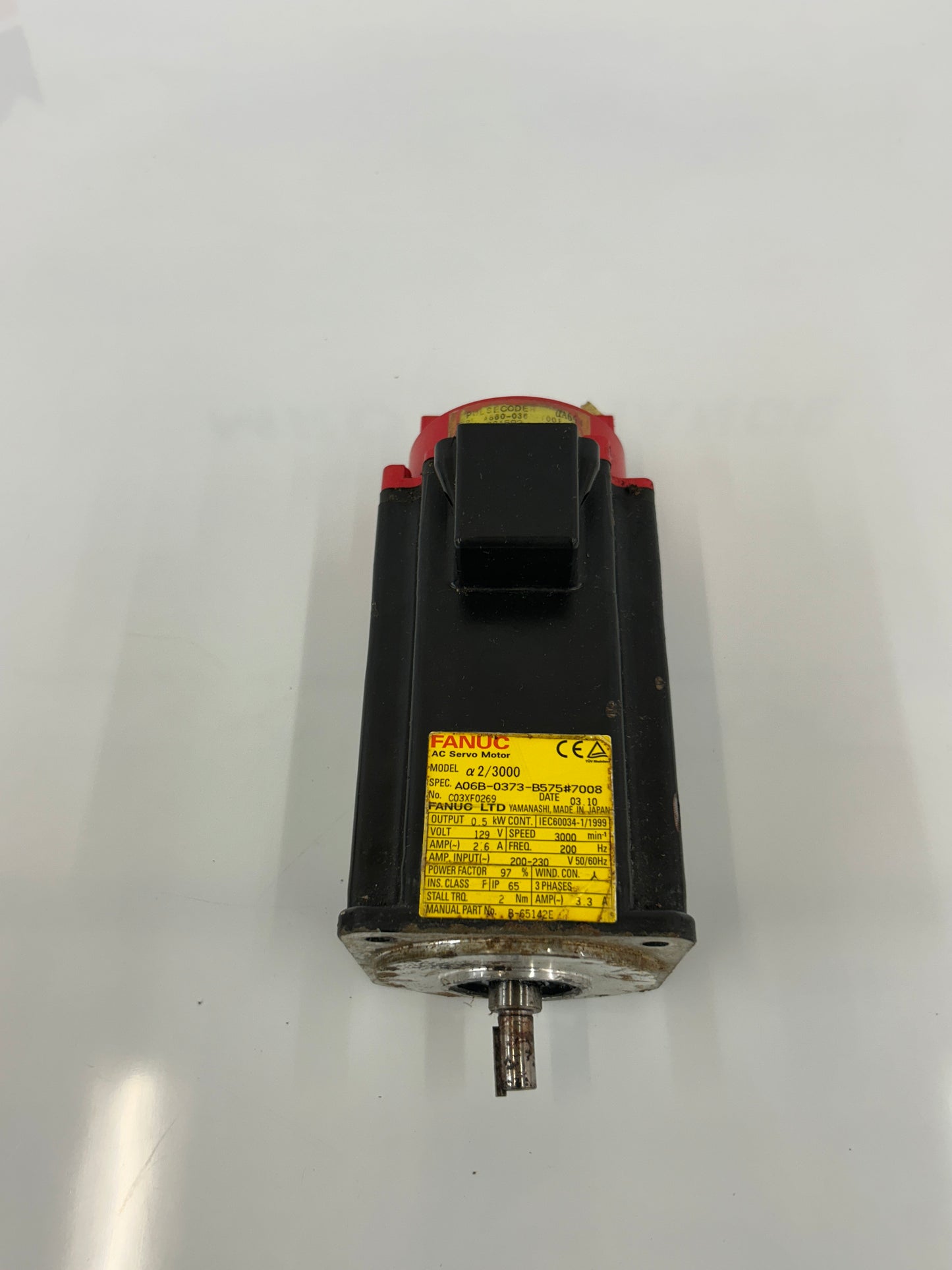 FANUC A06B-0373-B575#7008 1kW 3000 RPM AC Servo Motor